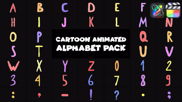 Photo of Cartoon Animated Alphabet for FCPX – Videohive 54029292