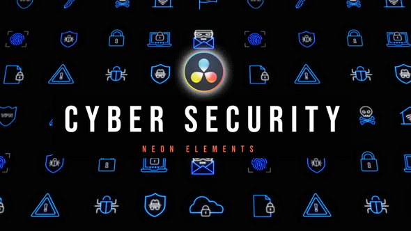 Photo of Cyber Security Neon Icons – Videohive 53635918