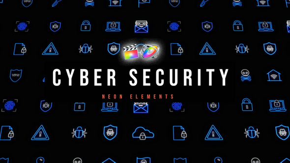 Photo of Cyber Security Neon Icons – Videohive 53674953