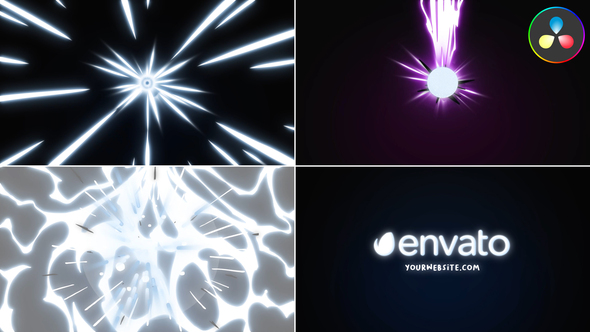 Photo of Energy Blast Logo for DaVinci Resolve – Videohive 53653299