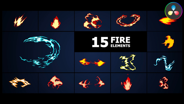 Photo of Fire Elements | DaVinci Resolve – Videohive 53886957