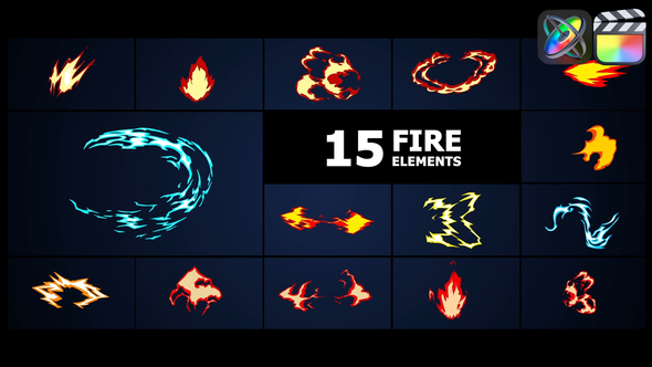 Photo of Fire Elements | FCPX – Videohive 53796089