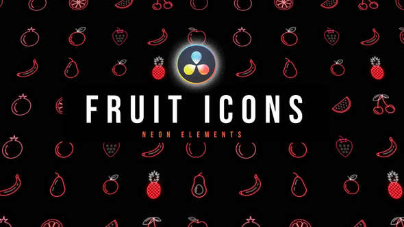 Photo of Fruit Neon Icons – Videohive 53636766