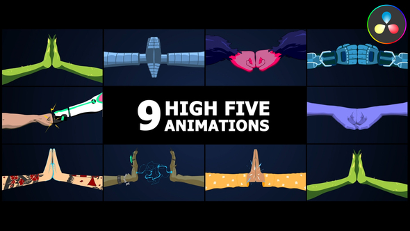 Photo of High Five Animations for DaVinci Resolve – Videohive 53798465