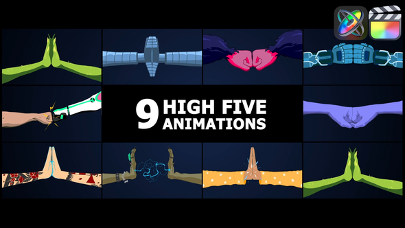 Photo of High Five Animations for FCPX – Videohive 53799146