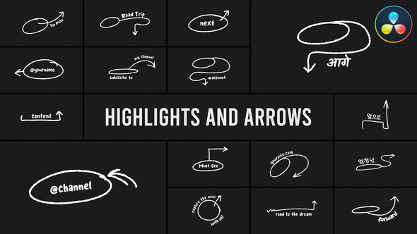 Photo of Highlight And Arrows for DaVinci Resolve – Videohive 53767495