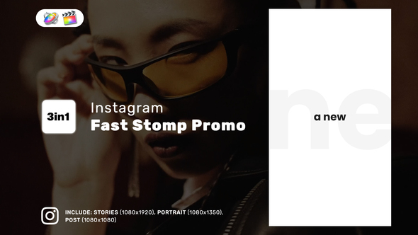 Photo of Instagram Fast Stomp Promo Reel for FCPX – Videohive 53577683