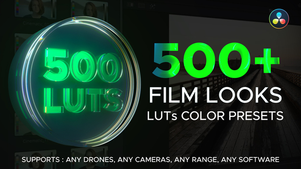 Photo of LUT Color Presets for DaVinci Resolve – Videohive 31728553