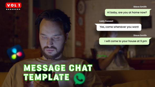 Photo of Message Chat Template Davinci Resolve – Videohive 52702077