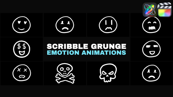 Photo of Minimal Scribble Grunge Emotion Animations | FCPX – Videohive 53654040