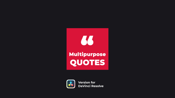 Photo of Multipurpose Quotes | DaVinci Resolve – Videohive 53888335