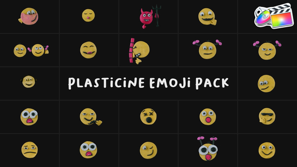 Photo of Plasticine Emoji Pack | FCPX – Videohive 53652395