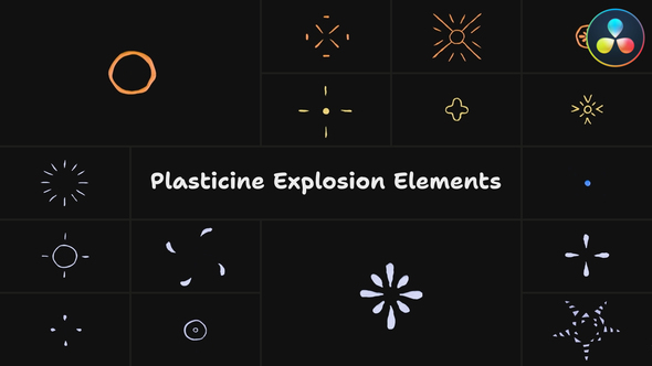 Photo of Plasticine Explosion Elements | DaVinci Resolve – Videohive 53767234