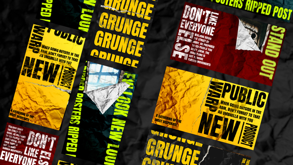 Photo of Ripped Posters – Videohive 54030997