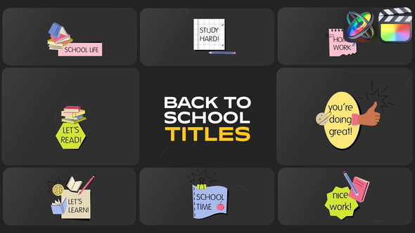 Photo of School Time Titles for FCPX – Videohive 53916166