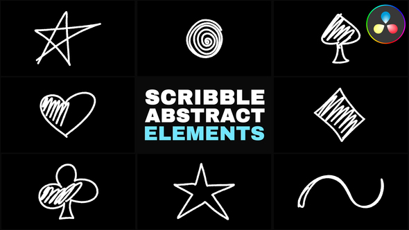 Photo of Scribble Abstract Elements | DaVinci Resolve – Videohive 53579560