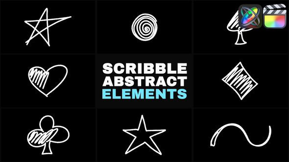 Photo of Scribble Abstract Elements | FCPX – Videohive 53579395