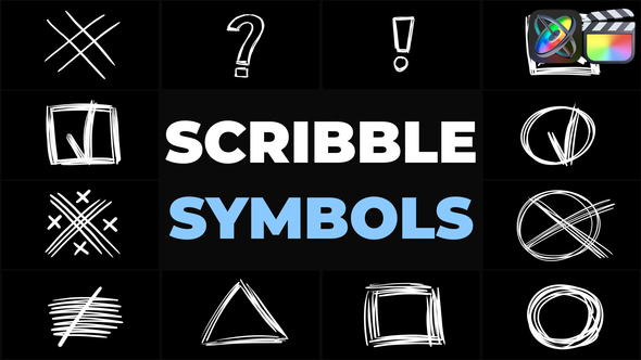 Photo of Scribble Symbols | FCPX – Videohive 53798941