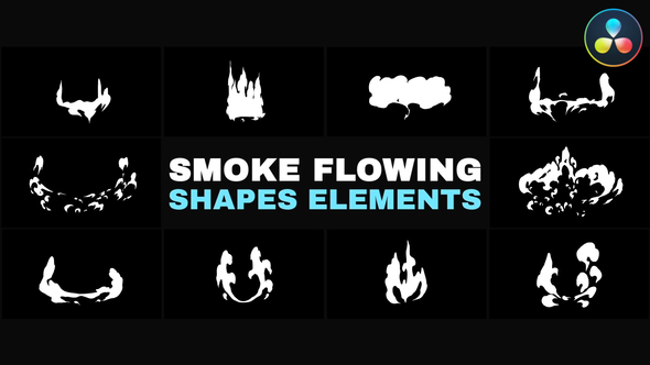 Photo of Smoke Flowing Shapes Elements | DaVinci Resolve – Videohive 53842397