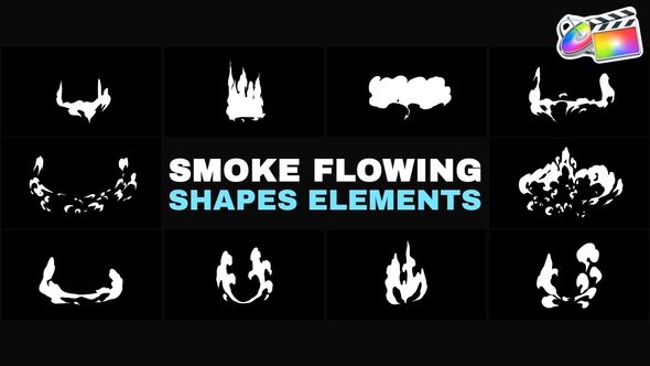 Photo of Smoke Flowing Shapes Elements | FCPX – Videohive 53767751