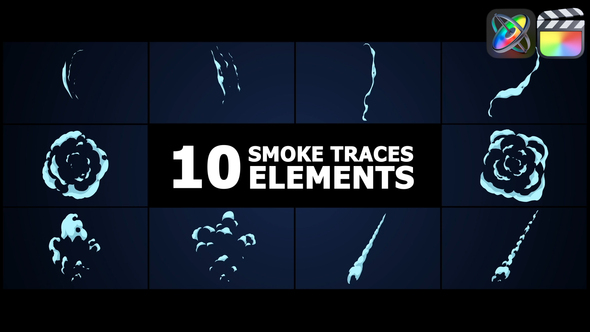 Photo of Smoke Traces Elements | FCPX – Videohive 53769276