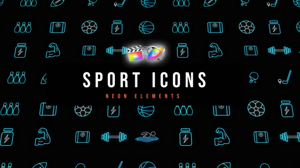 Photo of Sport Neon Icons – Videohive 53699551