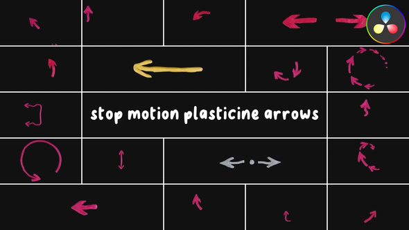 Photo of Stop Motion Plasticine Arrows for DaVinci Resolve – Videohive 53769220