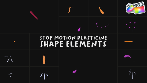 Photo of Stop Motion Plasticine Shape Elements for FCPX – Videohive 53616215