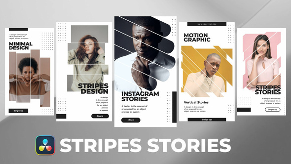 Photo of Stripes Stories for DaVinci Resolve – Videohive 53692212