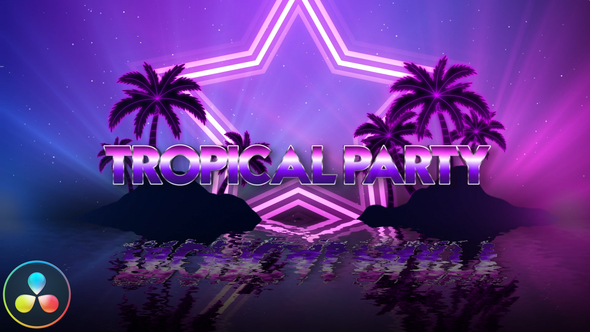 Photo of Tropical Island Party Opener – DaVinci Resolve – Videohive 53862795