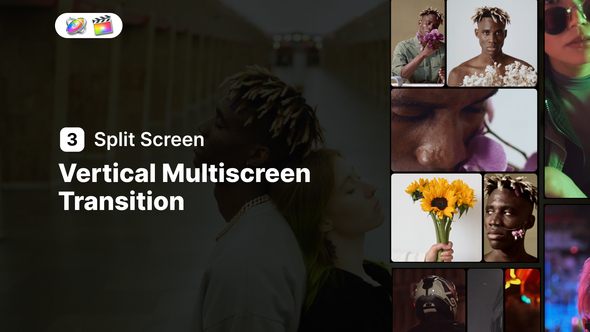 Photo of Vertical Multiscreen Transition – 3 Split Screen for FCPX – Videohive 53552179