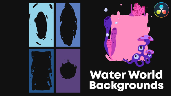 Photo of Water World Backgrounds | DaVinci Resolve – Videohive 54015538