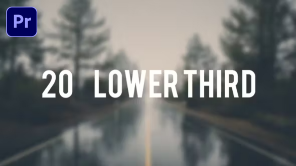 Photo of 20 Lower Thirds – Videohive 54020893