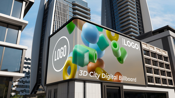 Photo of 3D City Digital Billboard – Videohive 54138624