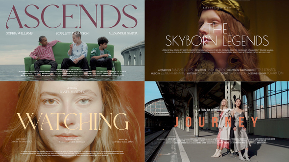 Photo of 5 Cine Titles for After Effects – Videohive 54110454