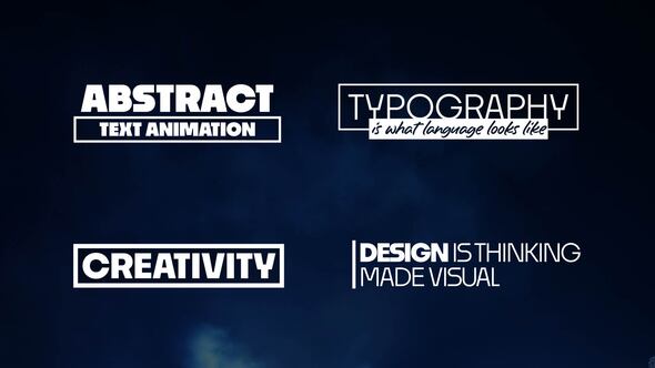 Photo of Abstract – Text Animation | Premiere Pro – Videohive 54379046