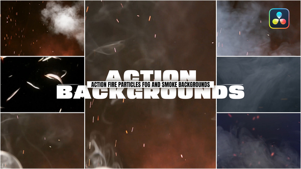 Photo of Action Fire Particles Fog and Smoke Backgrounds For DaVinci Resolve – Videohive 54237679