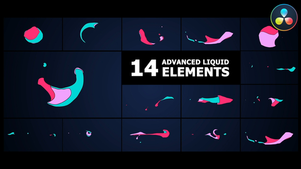 Photo of Advanced Liquid Elements for DaVinci Resolve – Videohive 54120288