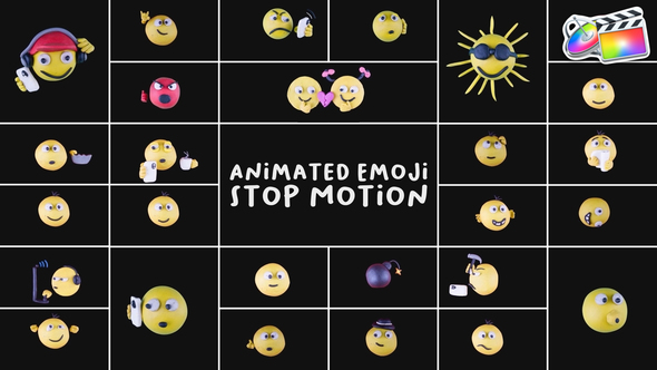 Photo of Animated Emoji Stop Motion | FCPX – Videohive 54217183