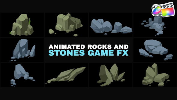 Photo of Animated Rocks And Stones Game FX | FCPX – Videohive 54467129