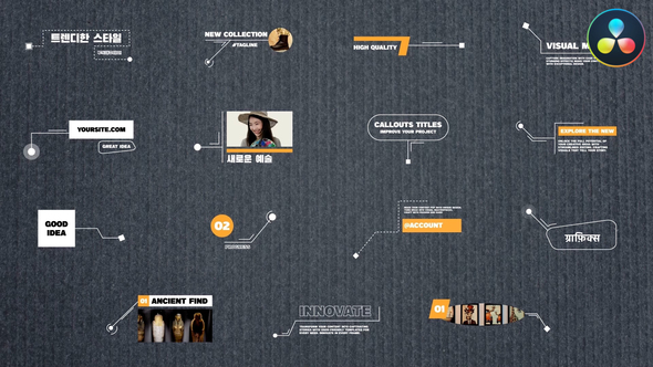 Photo of Callouts Titles for DaVinci Resolve – Videohive 54201533