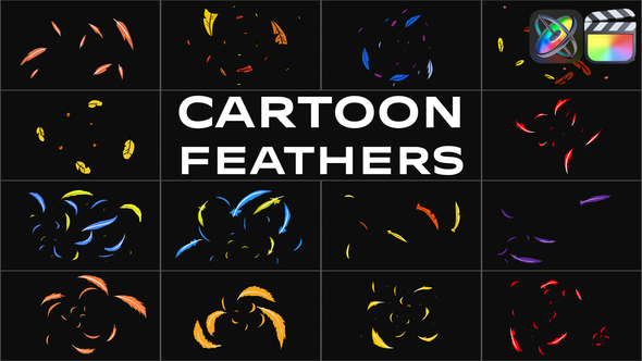 Photo of Cartoon Feathers for FCPX – Videohive 54476892