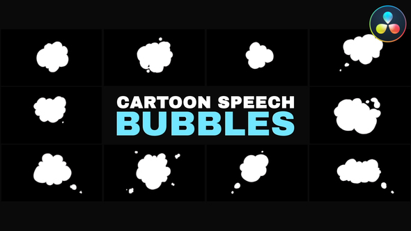 Photo of Cartoon Speech Bubbles | DaVinci Resolve – Videohive 54347857