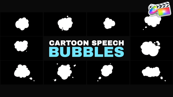 Photo of Cartoon Speech Bubbles | FCPX – Videohive 54346421