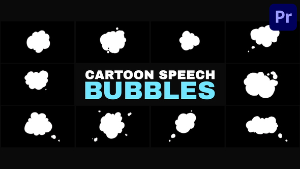 Photo of Cartoon Speech Bubbles | Premiere Pro MOGRT – Videohive 54336353