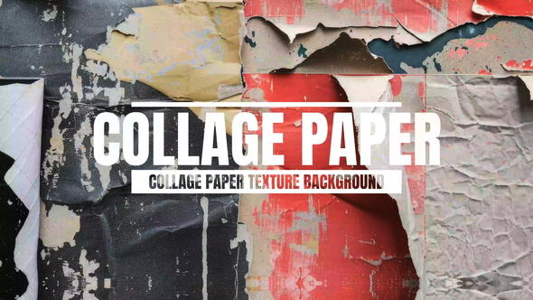 Photo of Collage Paper Texture Paper Background For After Effects – Videohive 54327293