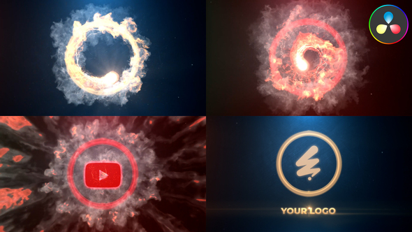 Photo of Fire Spin Logo Reveal for DaVinci Resolve – Videohive 54015819