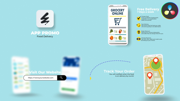 Photo of Food Delivery App Promo | DaVinci Resolve – Videohive 54147946