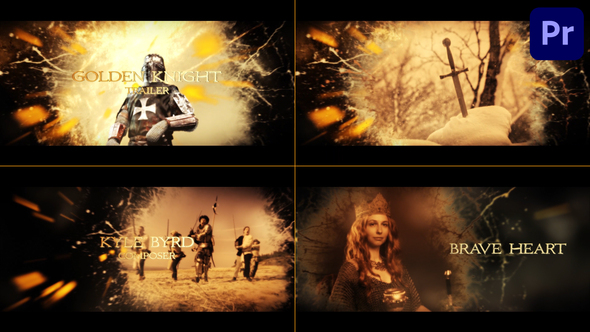 Photo of Golden Knight Trailer for Premiere Pro – Videohive 54373614