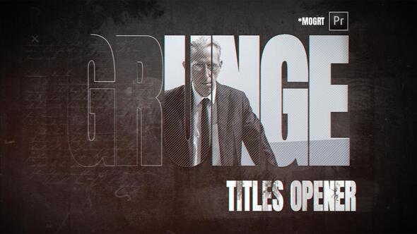 Photo of Grunge Titles Opener MOGRT – Videohive 54184085